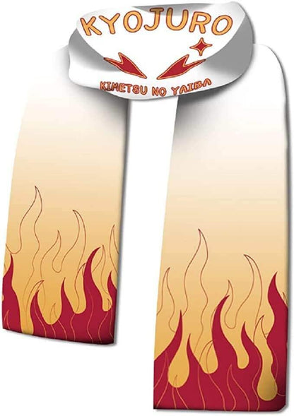 Cosplay Life Anime Demon Slayer Scarfs Rengoku Zenitsu Shinobu Giyu Tanjiro style - propswords