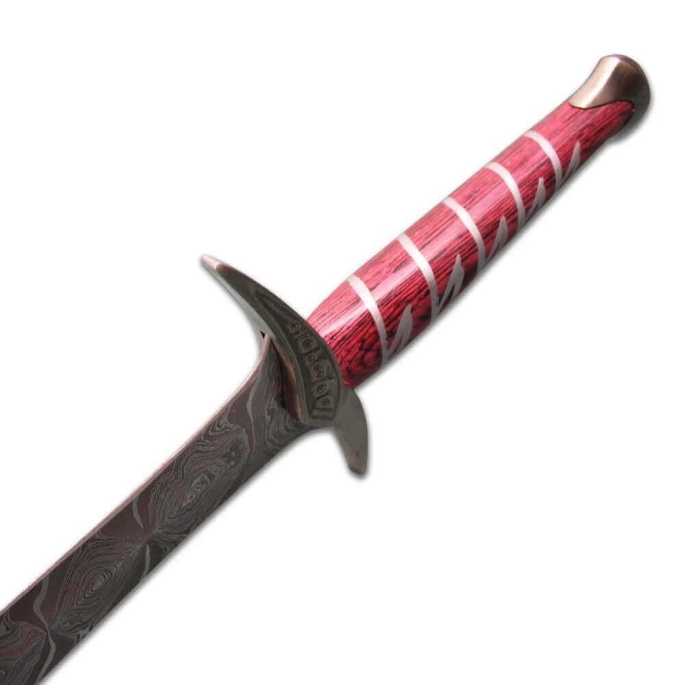 Damascus Steel Lord of the Rings Swords Sting Swords of Frodo - propswords