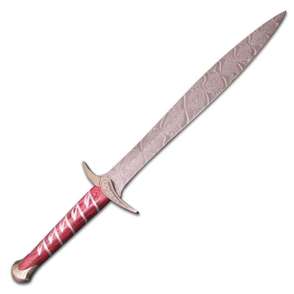 Damascus Steel Lord of the Rings Swords Sting Swords of Frodo - propswords