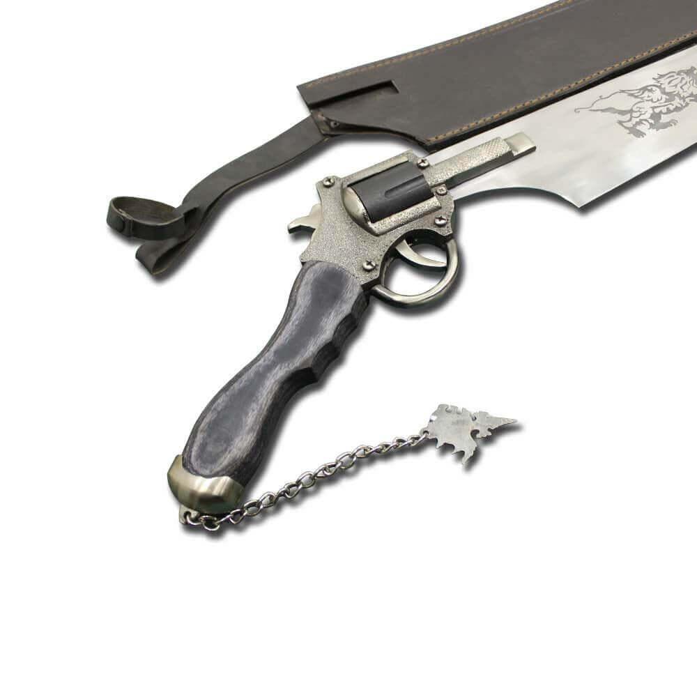Authentic FF8 Squall Gunblade Replica – Final Fantasy Style Revolver Sword - propswords