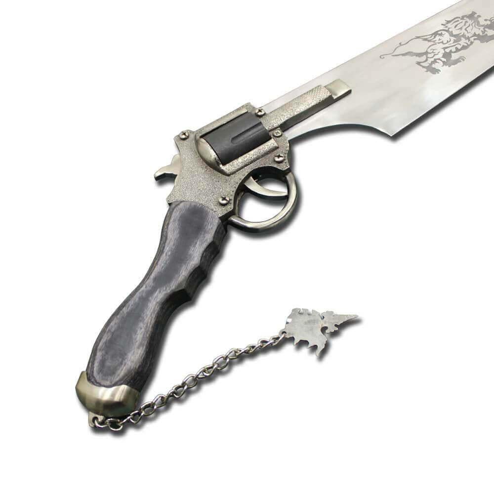 Authentic FF8 Squall Gunblade Replica – Final Fantasy Style Revolver Sword - propswords