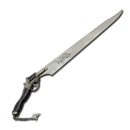 Authentic FF8 Squall Gunblade Replica – Final Fantasy Style Revolver Sword - propswords
