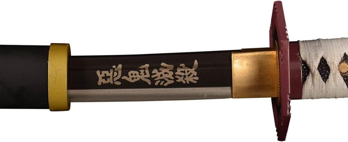 Giyuu Tomioka Water Hashira Nichirin Sword – Authentic 1:1 Demon Slayer Cosplay Katana - propswords
