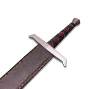 King Arthur Excalibur movie replica Damascus Steel Sword with sheath - propswords