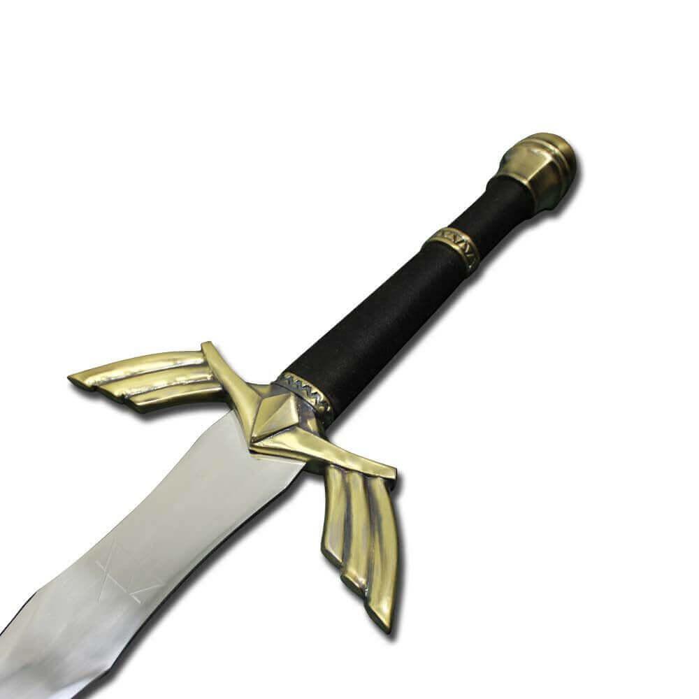 Dark Link Master Sword Replica – Battle-Ready with Leather Sheath - propswords