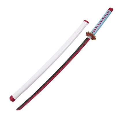 Hand-Forged Mitsuri Kanroji Love Hashira Katana – Authentic Demon Slayer Sword Replica - propswords