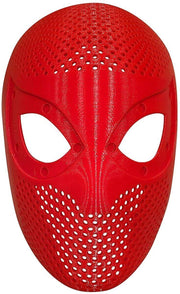 Spider Man Mask 3D Printed Face Shell with Lenses Made with PLA Plastic - propswords
