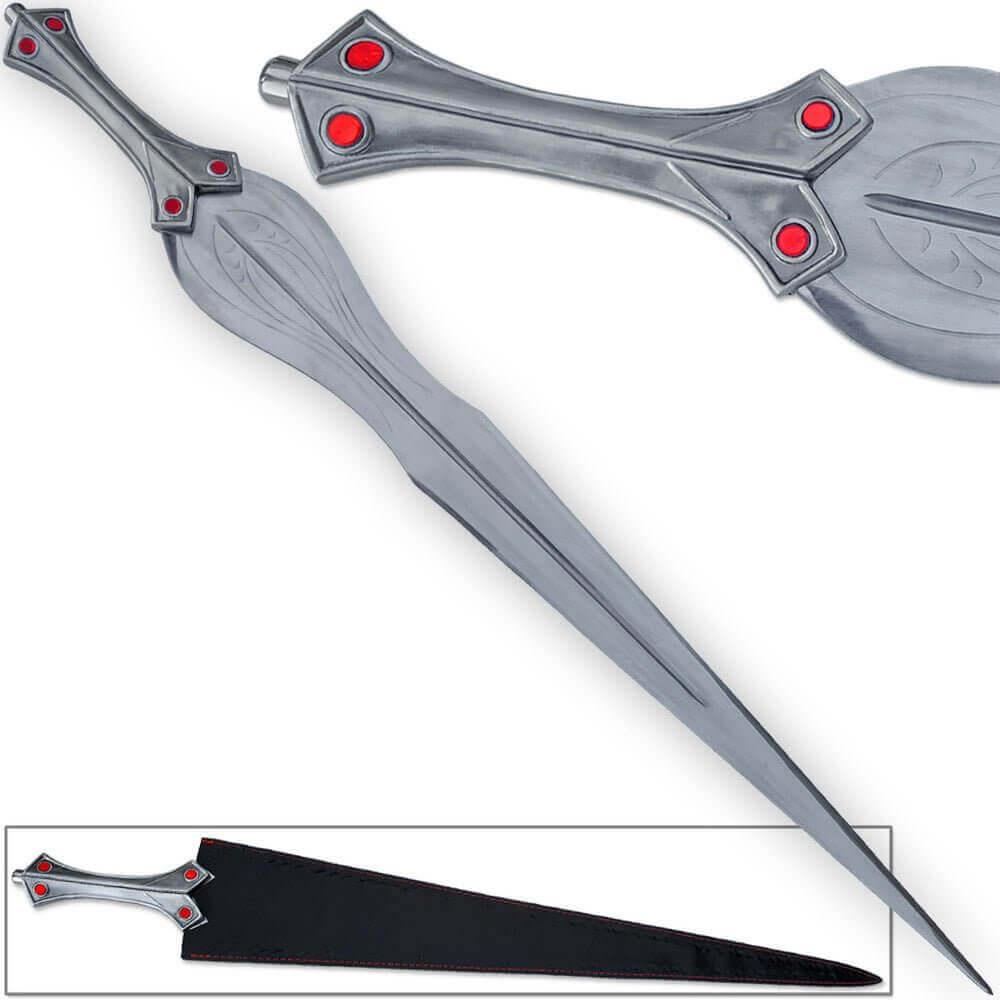 Troy The Achilles Replica Steel Sword With Sheath - propswords